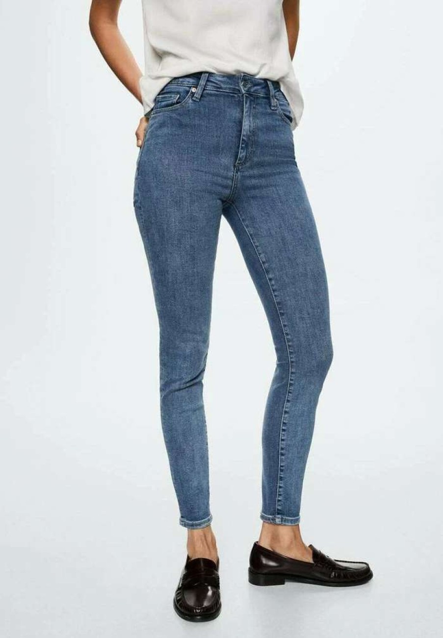 Clothing * | Mango Anne Jeans Skinny Fit Mittelblau