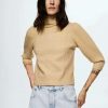 Clothing * | Mango Luna Jumper Sand