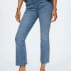 Clothing * | Mango Sienna Flared Jeans Medium Blue