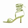 Shoe * | Mango Thierry Lace-Up Heels Vert