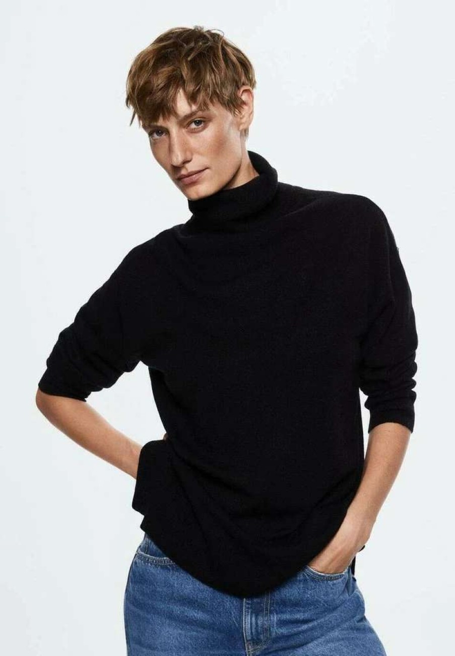 Clothing * | Mango Rigobert Jumper Noir