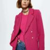 Clothing * | Mango Quintin Blazer Pink