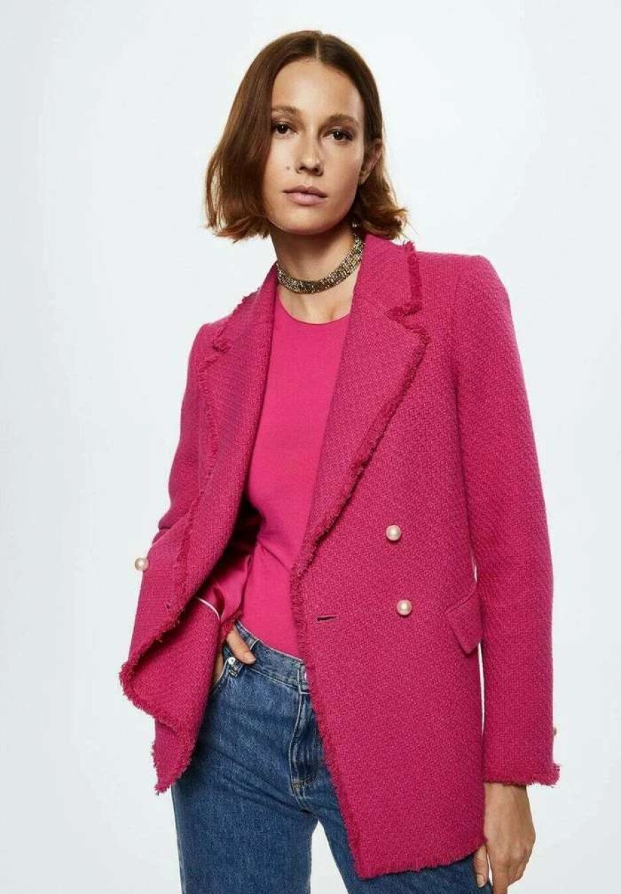 Clothing * | Mango Quintin Blazer Pink