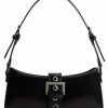 Accessoires * | Mango Buckle Handbag Black