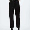 Clothing * | Mango Havana Relaxed Fit Jeans Black Denim