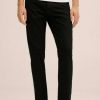 Clothing * | Mango Bob Straight Leg Jeans Black Denim