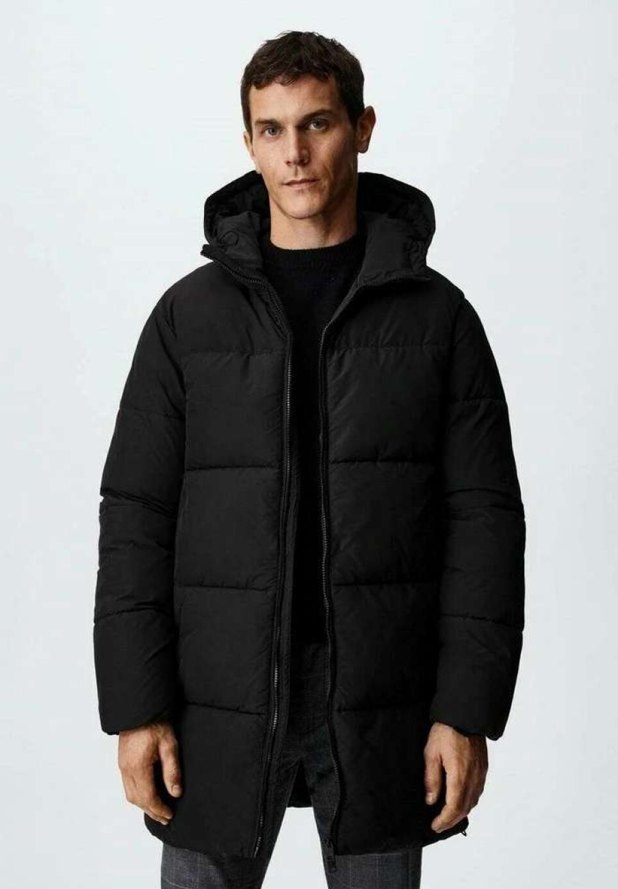 Clothing * | Mango Dolipa Winter Coat Zwart