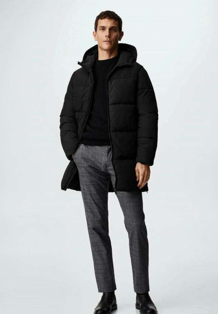 Clothing * | Mango Dolipa Winter Coat Zwart