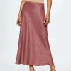 Clothing * | Mango A-Line Skirt Granatrot