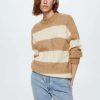 Clothing * | Mango Carioque Jumper Marron Moyen