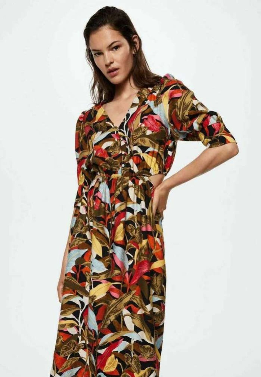 Clothing * | Mango Mowgli H Shirt Dress Black