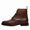 Shoe * | Mango Cortona Lace-Up Ankle Boots Mittelbraun