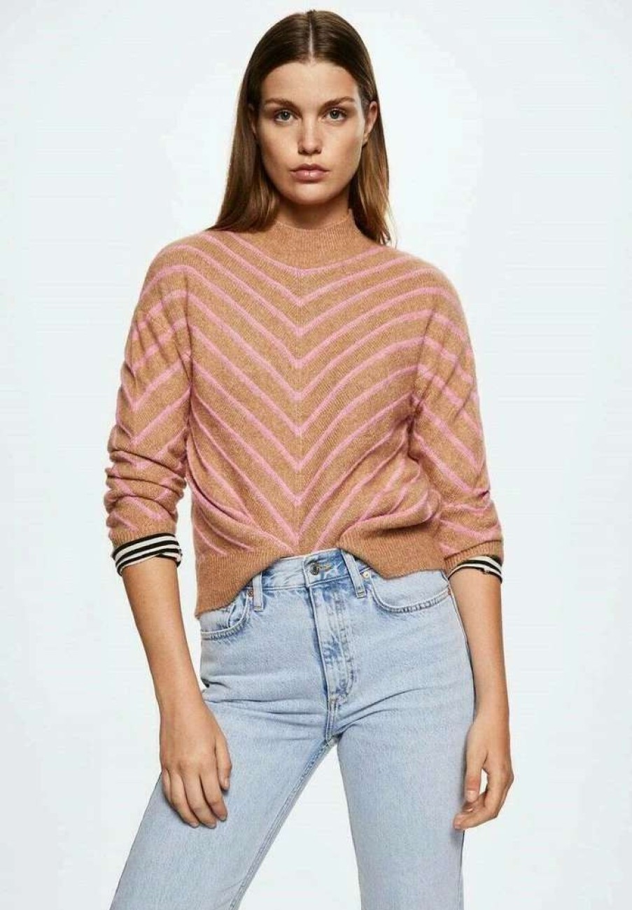 Clothing * | Mango Diego Jumper Lyserod