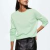 Clothing * | Mango Bahia Jumper Verde Pastel