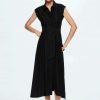 Clothing * | Mango Tibi Shirt Dress Black