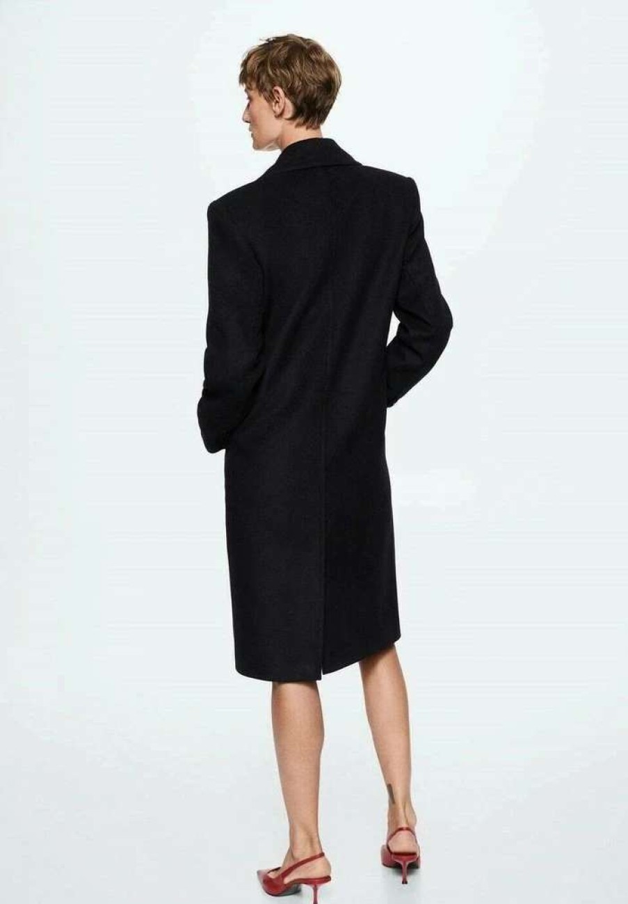 Clothing * | Mango Nirvana Classic Coat Schwarz