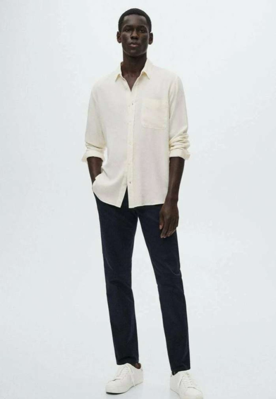 Clothing * | Mango Dublino Chinos Bleu Marine