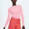 Clothing * | Mango Silueta Jumper Rosa