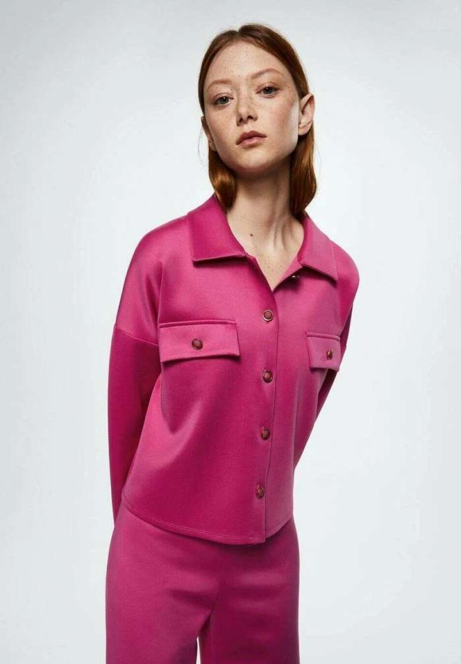 Clothing * | Mango Joggi A Summer Jacket Fuchsia