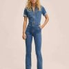 Clothing * | Mango Jumpsuit Middenblauw