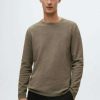 Clothing * | Mango Avena Sweatshirt Dunkelgrun