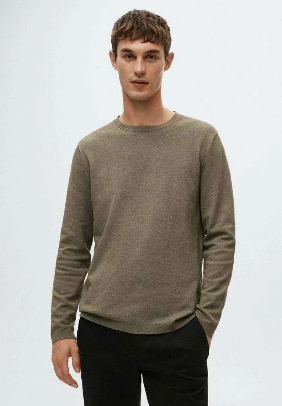 Clothing * | Mango Avena Sweatshirt Dunkelgrun