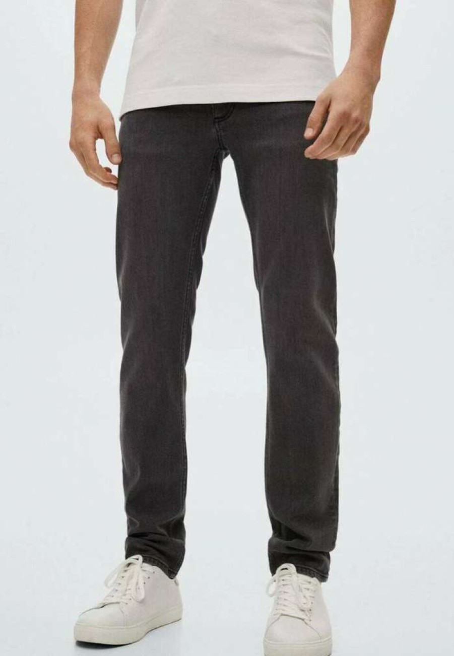 Clothing * | Mango Jan Slim Fit Jeans Denimgra