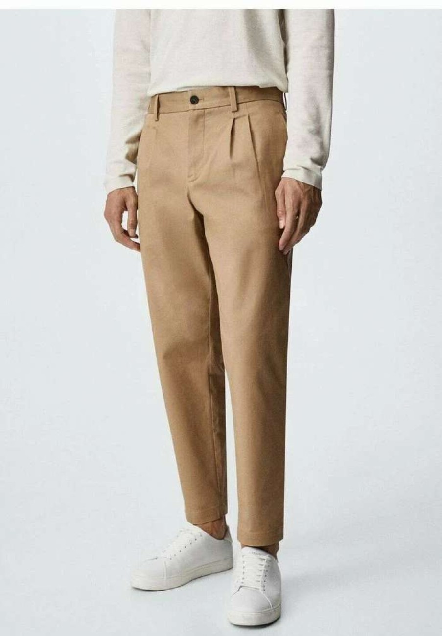 Clothing * | Mango Etna Chinos Brown