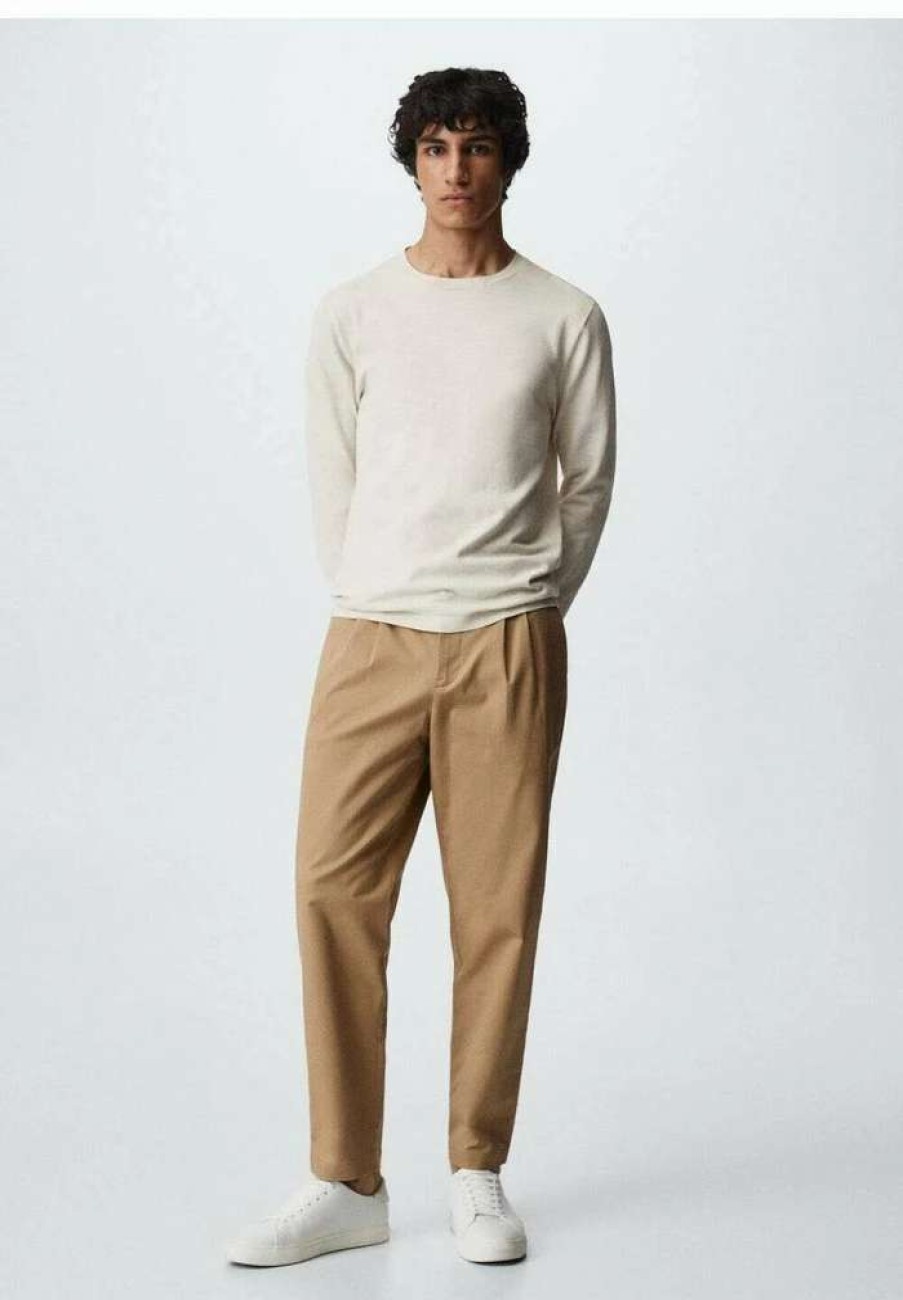 Clothing * | Mango Etna Chinos Brown