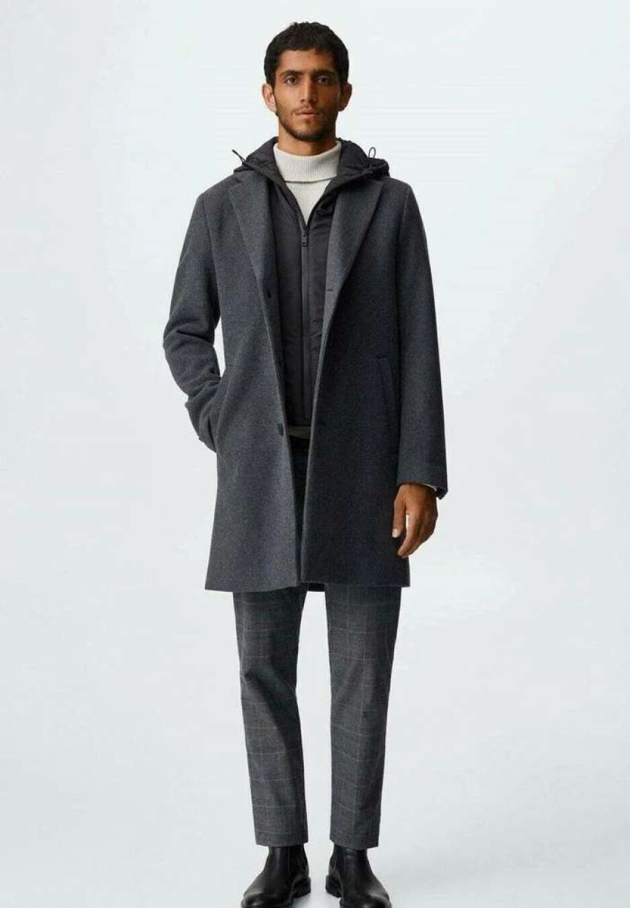 Clothing * | Mango Station Short Coat Gris Anthracite