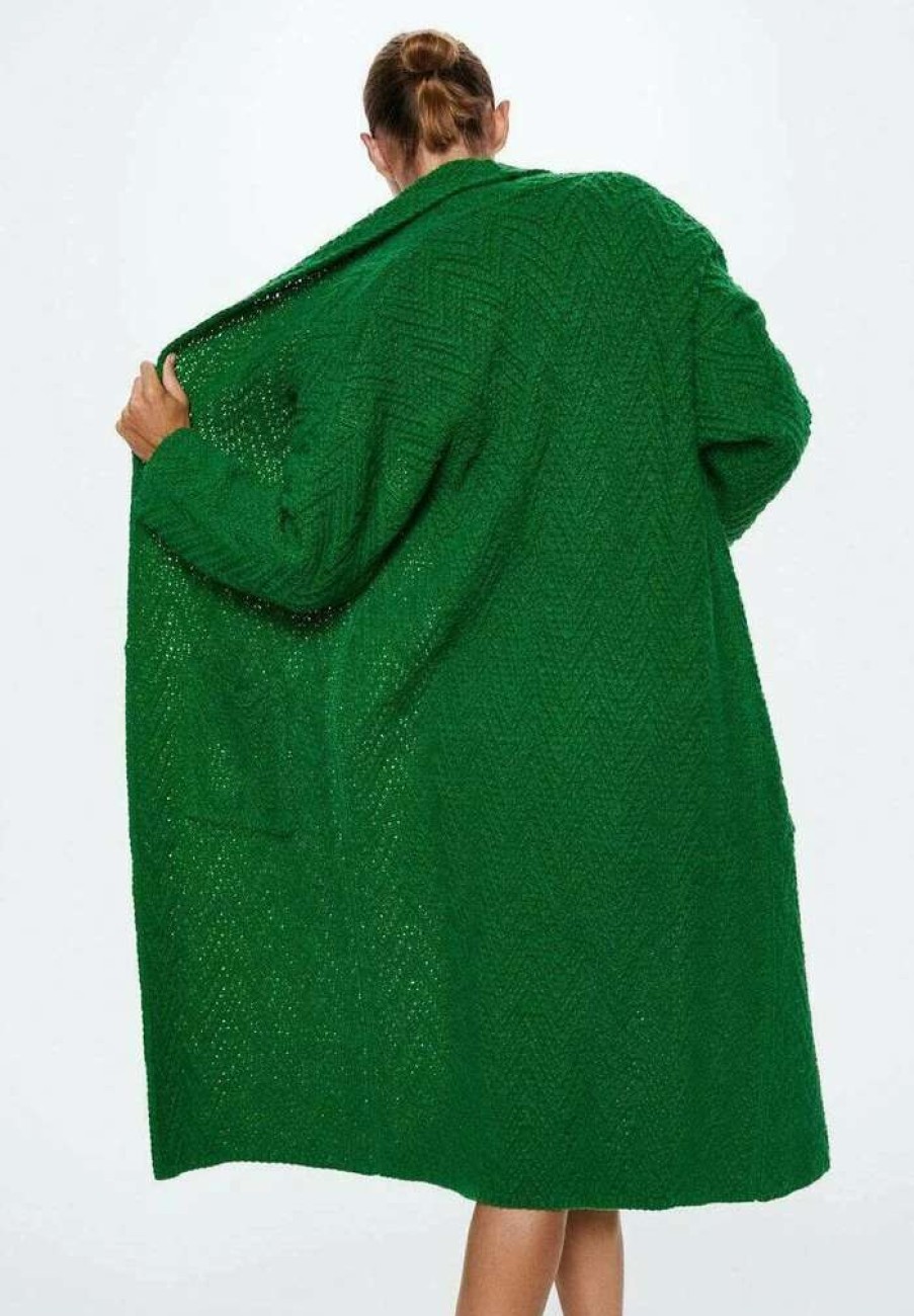 Clothing * | Mango Grass Cardigan Vert