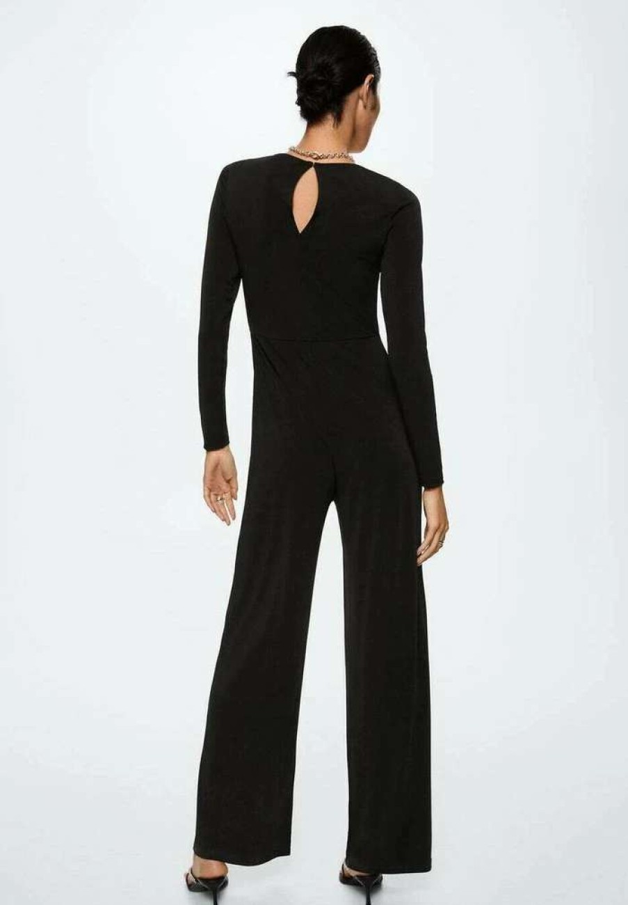 Clothing * | Mango Pomba Jumpsuit Black