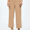 Clothing * | Mango Dorado Trousers Sredni Brazowy