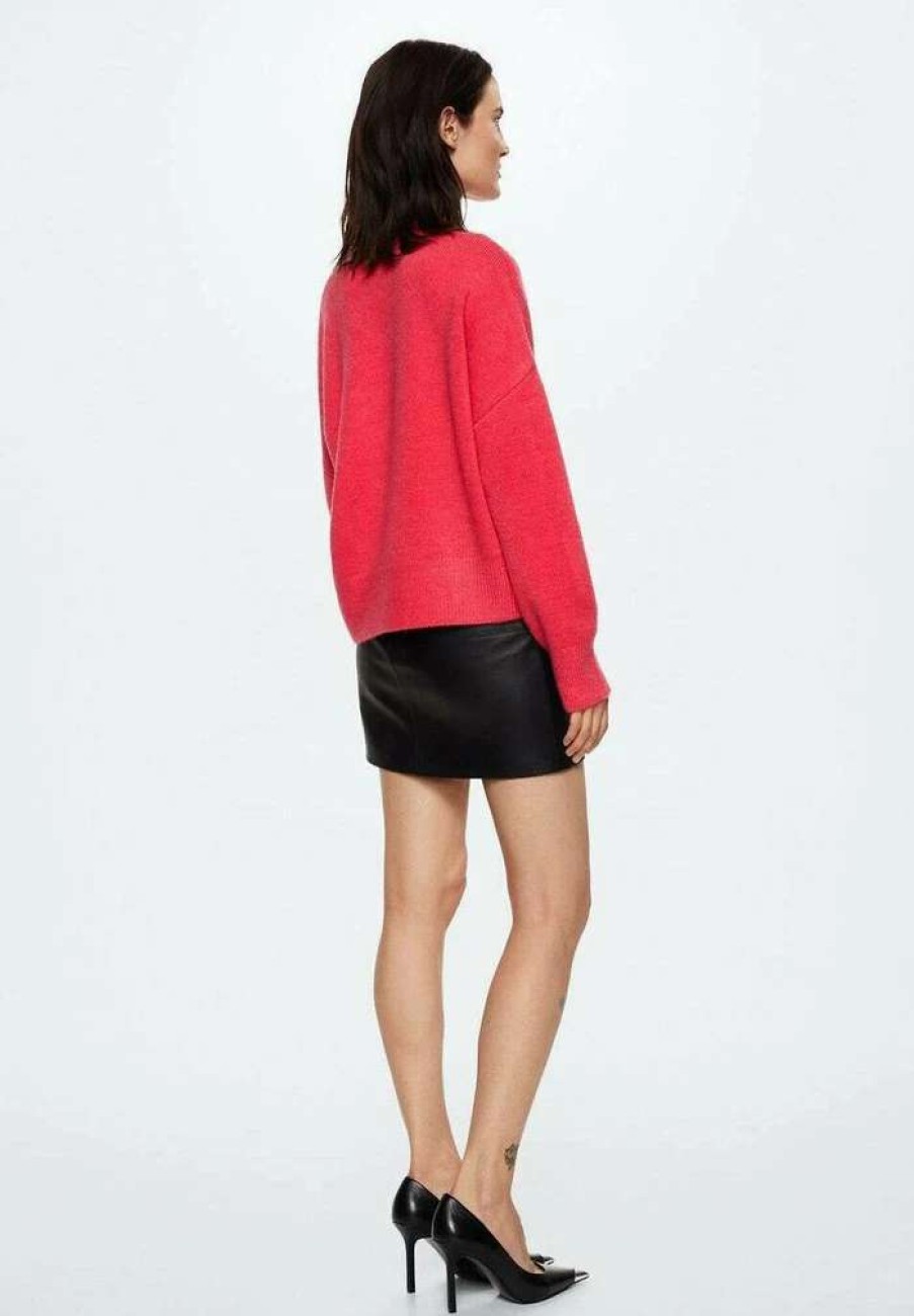 Clothing * | Mango Paris Jumper Fuchsia