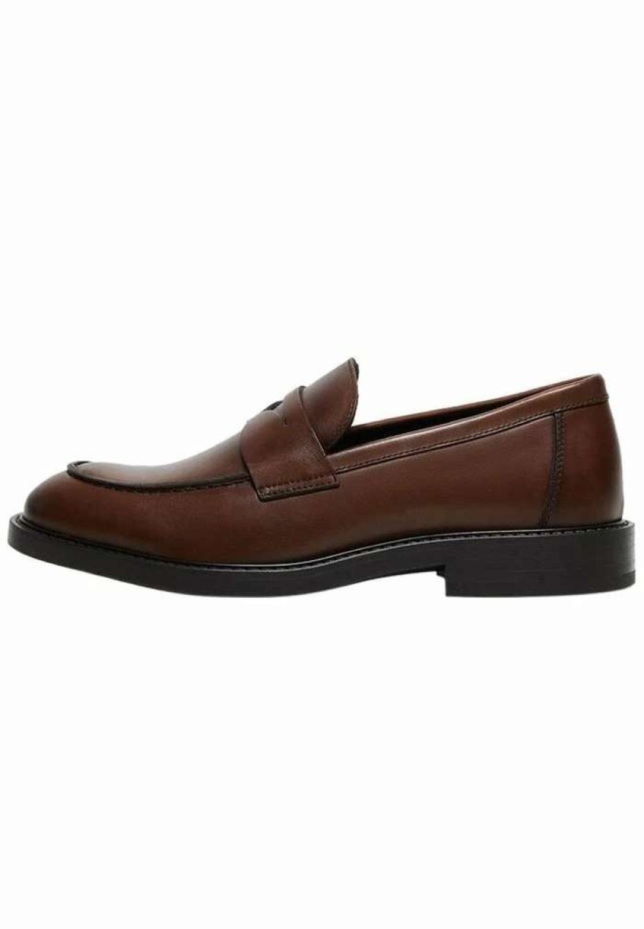 Shoe * | Mango Estoril Slip-Ons Sredni Brazowy