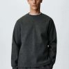 Clothing * | Mango Alludiac Jumper Dark Heather Grey