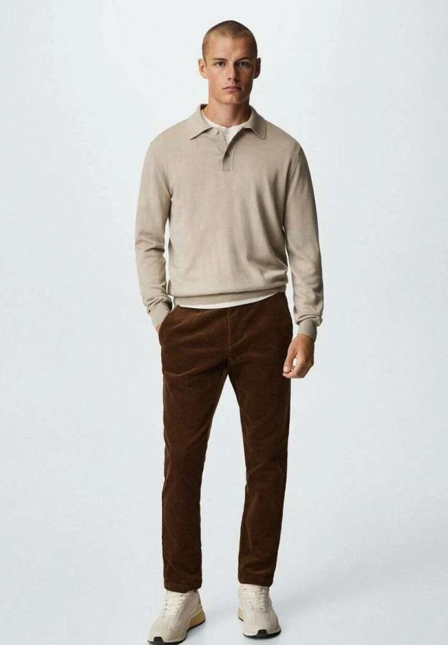 Clothing * | Mango Berdam Chinos Tobaksbrun