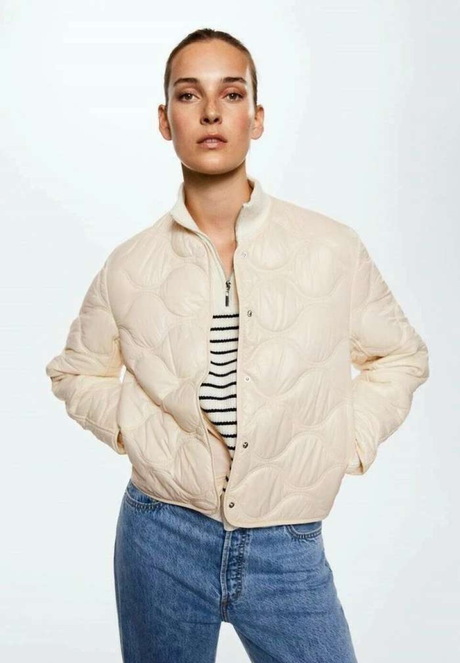 Clothing * | Mango Carrot Light Jacket Off White