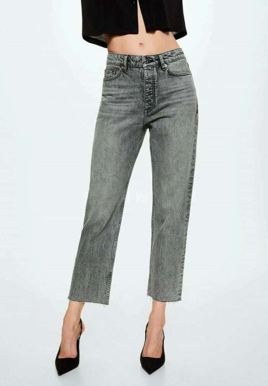 Clothing * | Mango Havana2 Straight Leg Jeans Seda Denim