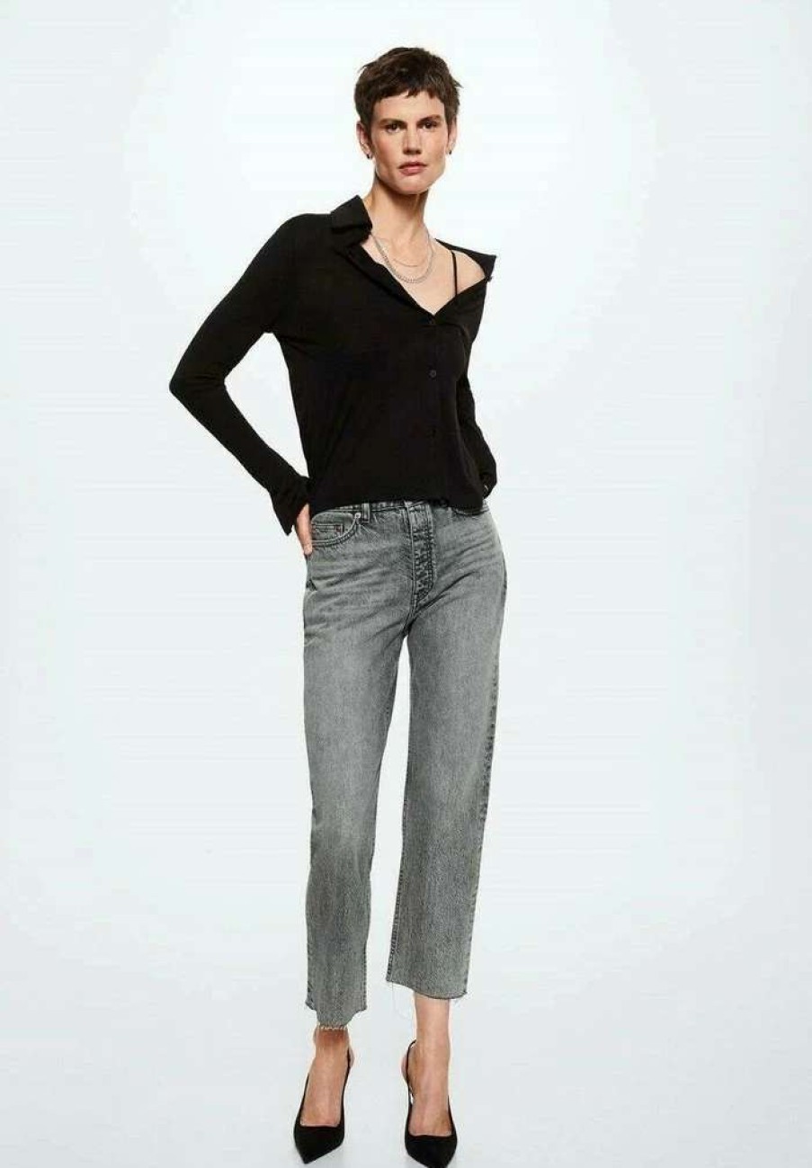 Clothing * | Mango Havana2 Straight Leg Jeans Seda Denim