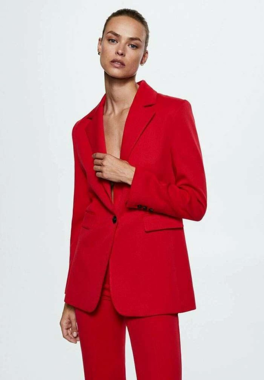 Clothing * | Mango Amberes Blazer Red