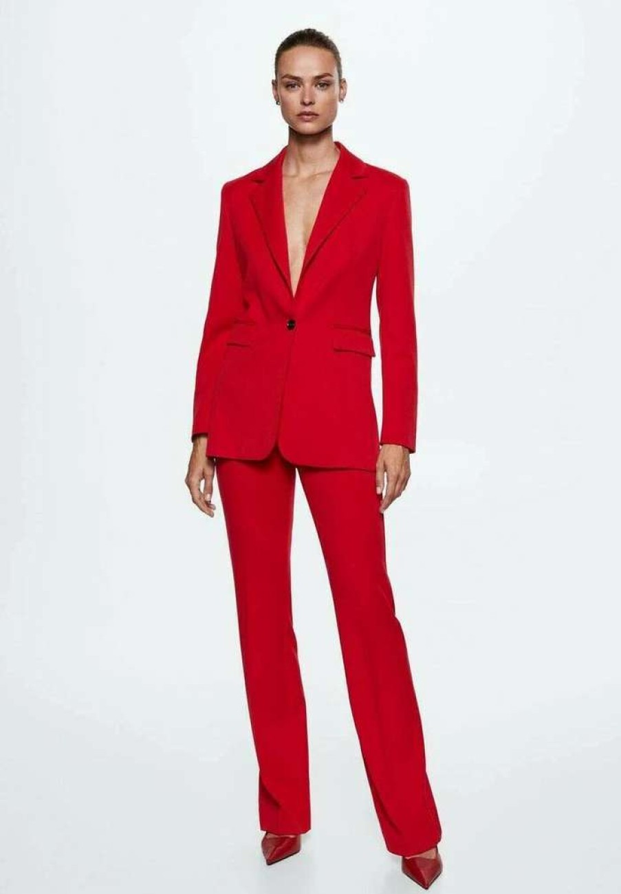 Clothing * | Mango Amberes Blazer Red