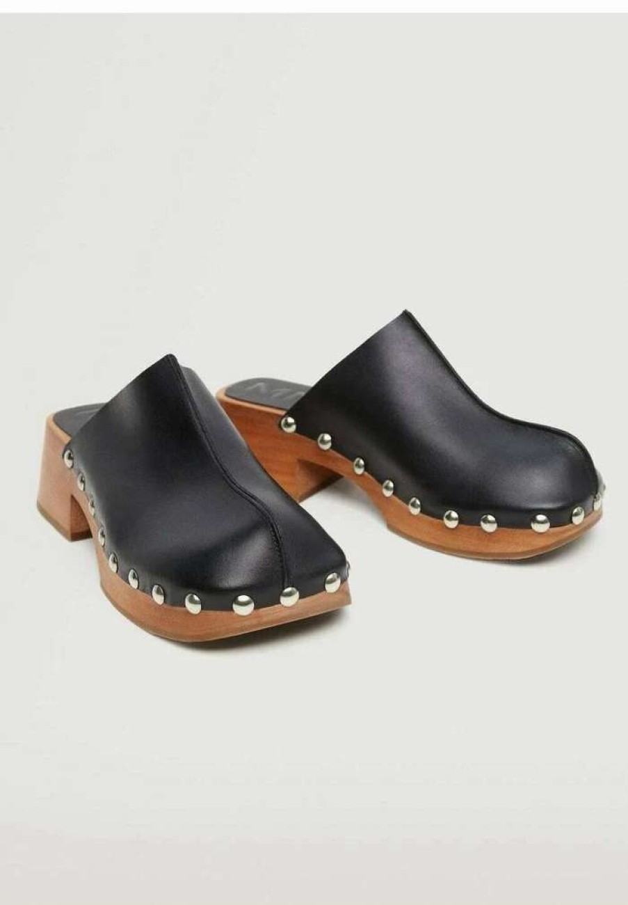 Shoe * | Mango Zue Clogs Black