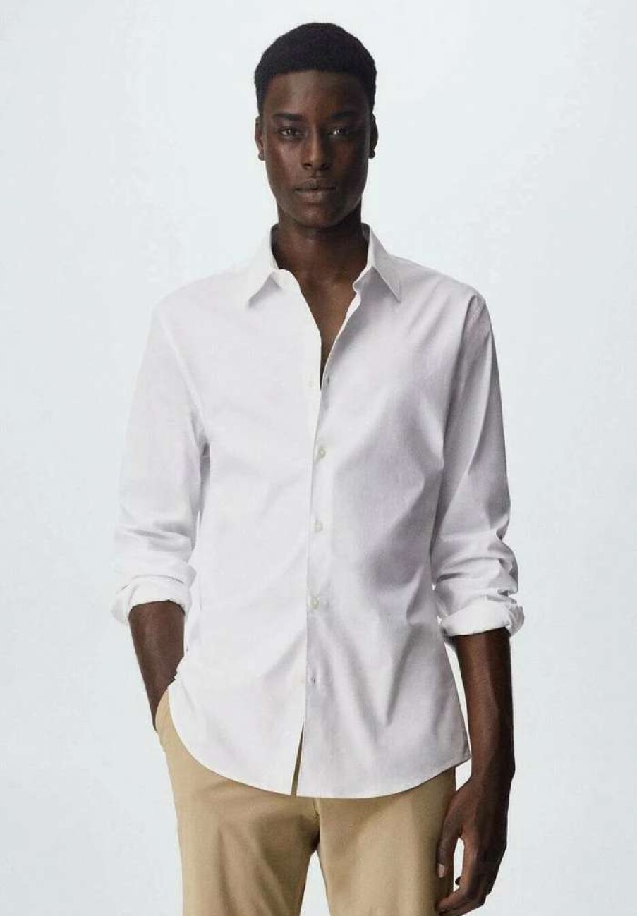 Clothing * | Mango Play Formal Shirt White