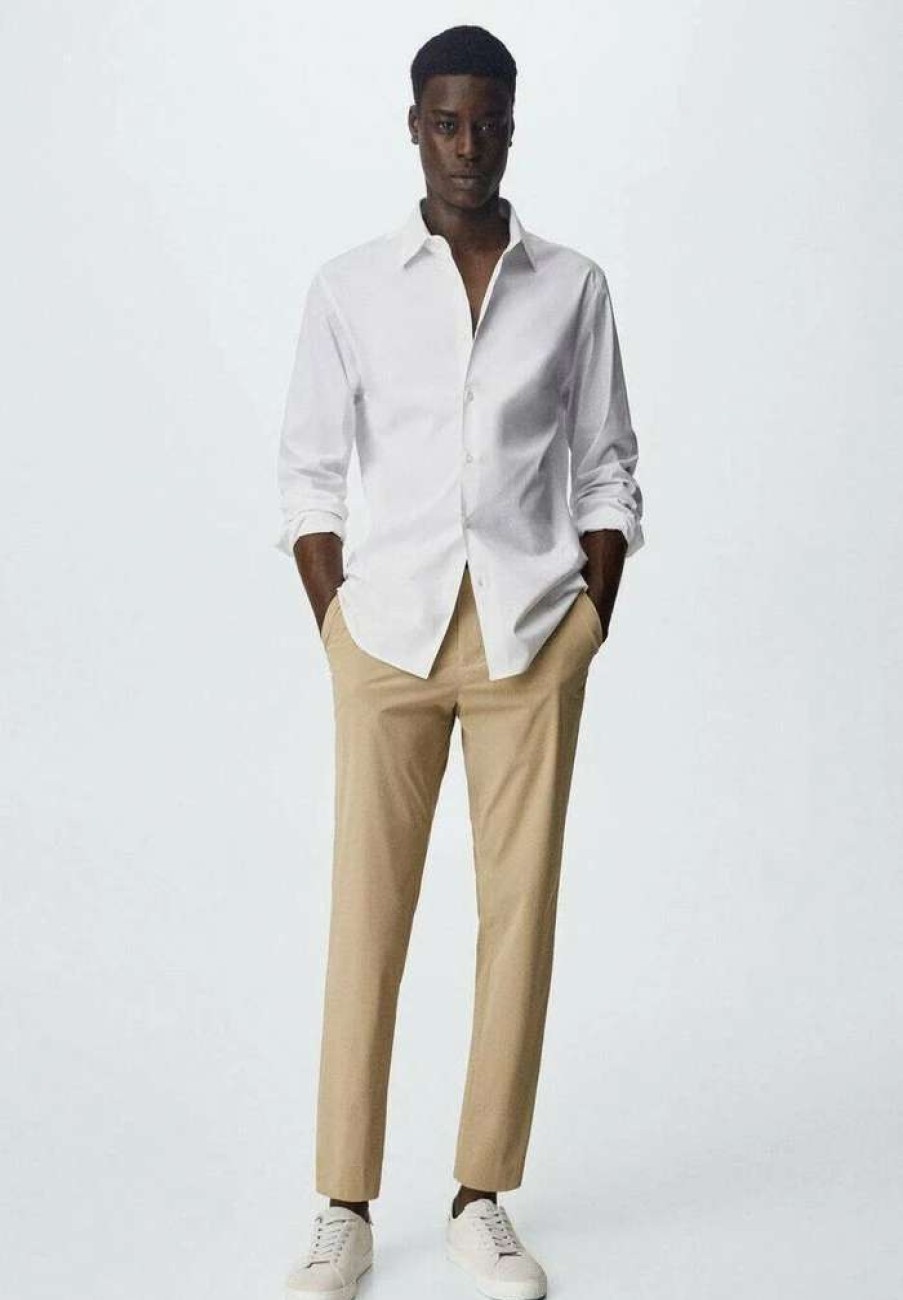 Clothing * | Mango Play Formal Shirt White