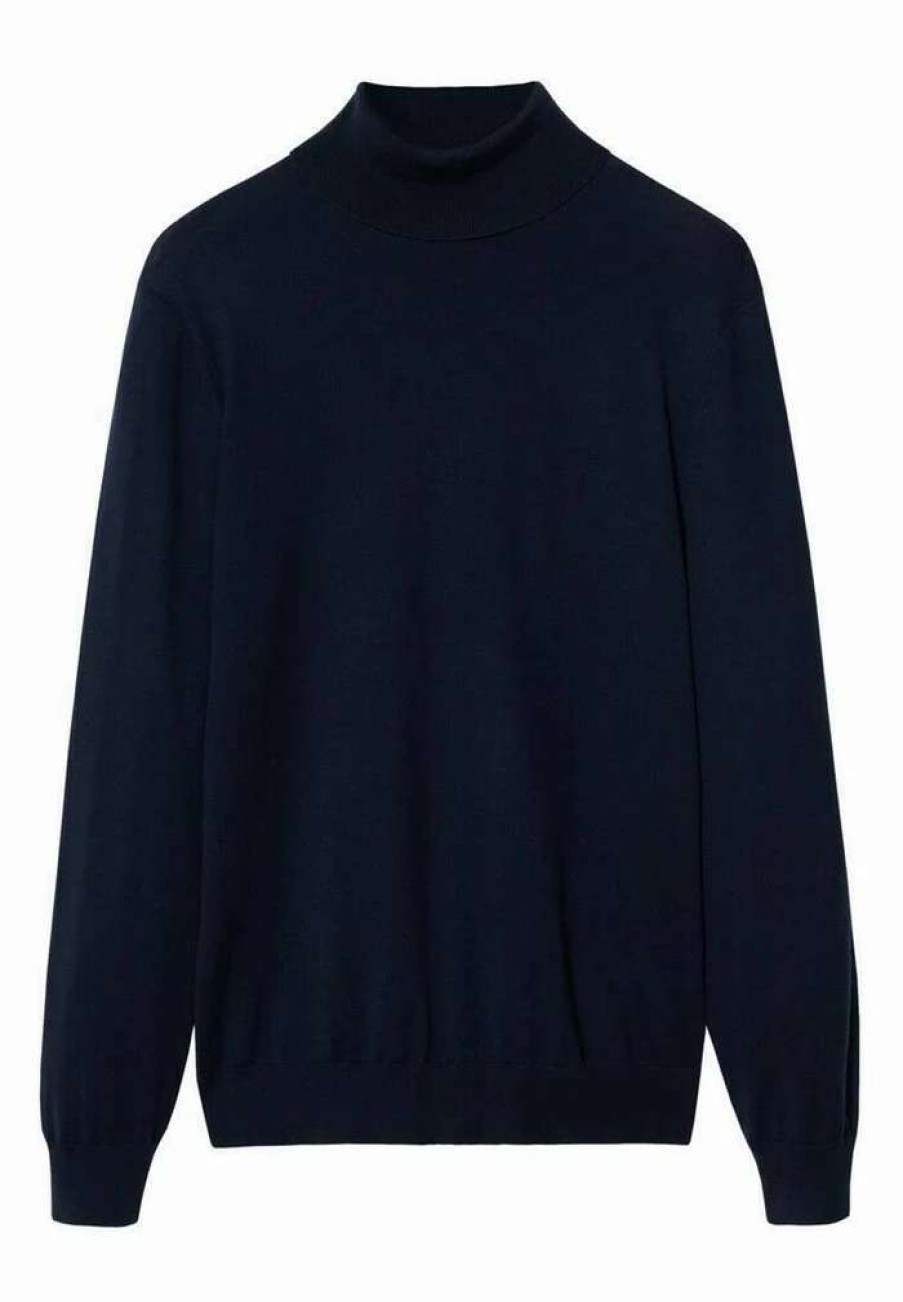 Clothing * | Mango Willyt Jumper Navy