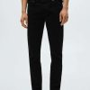 Clothing * | Mango Jan Slim Fit Jeans Black Denim