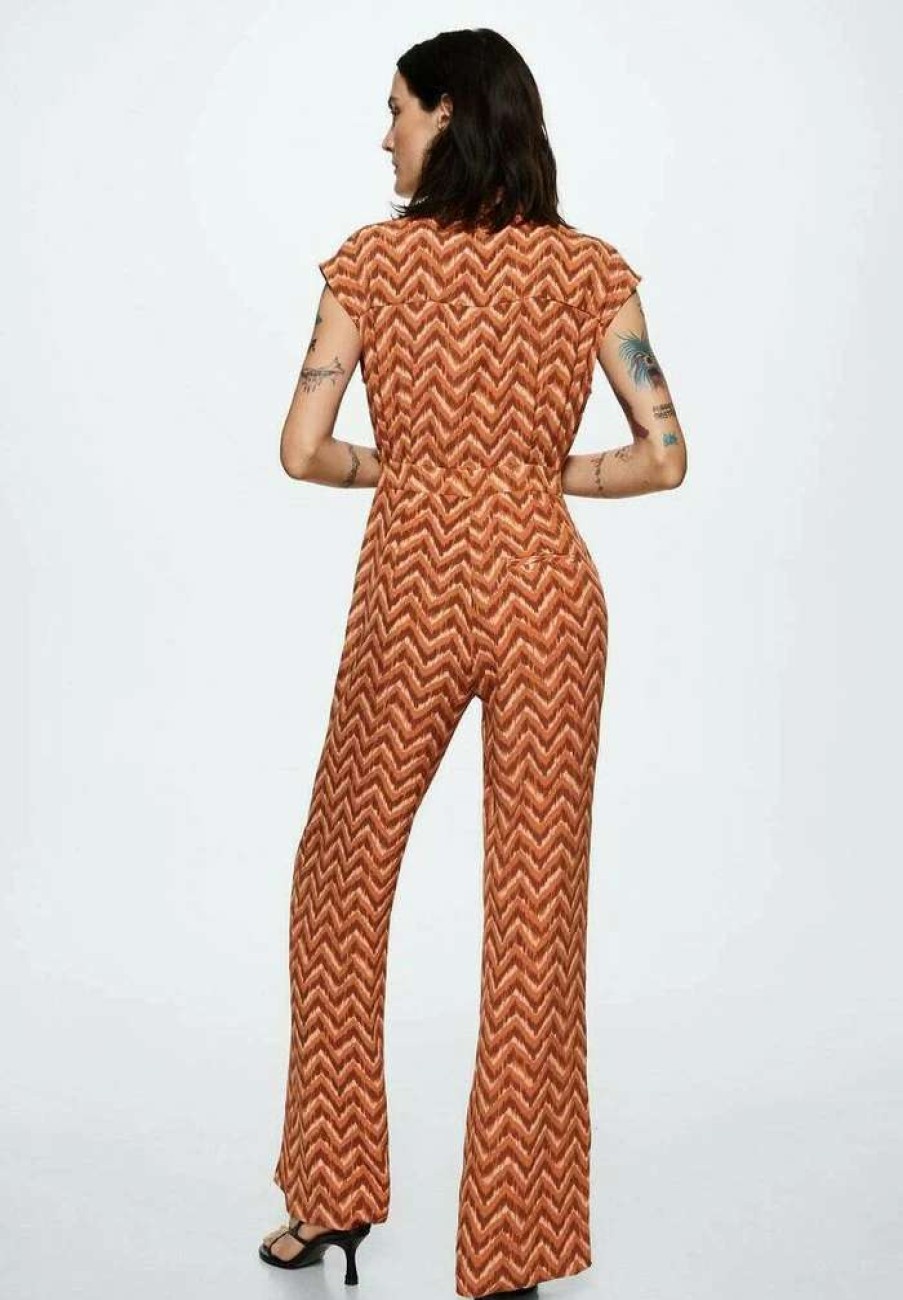 Clothing * | Mango Doty Jumpsuit Rotbraun