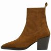 Shoe * | Mango Virgil Classic Ankle Boots Tabaczkowy Braz