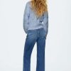 Clothing * | Mango Bolivia Jumper Himmelbla